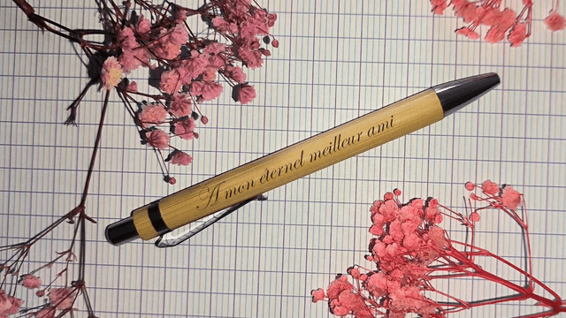 STYLO BAMBOU PERSONNALISABLE