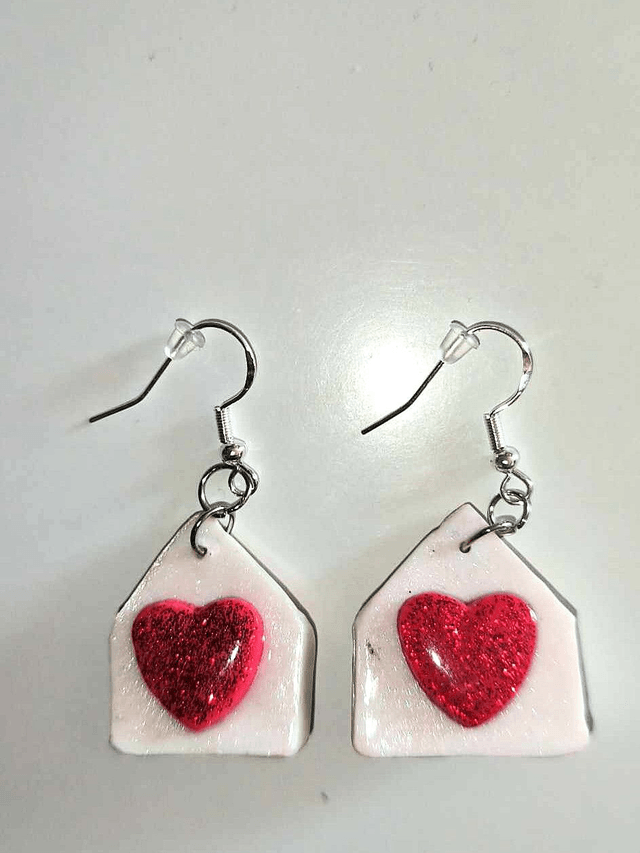 BOUCLES D'OREILLES - LETTRES D'AMOUR