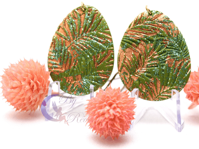 BOUCLES D'OREILLES - ECLAT DE FOUGERE