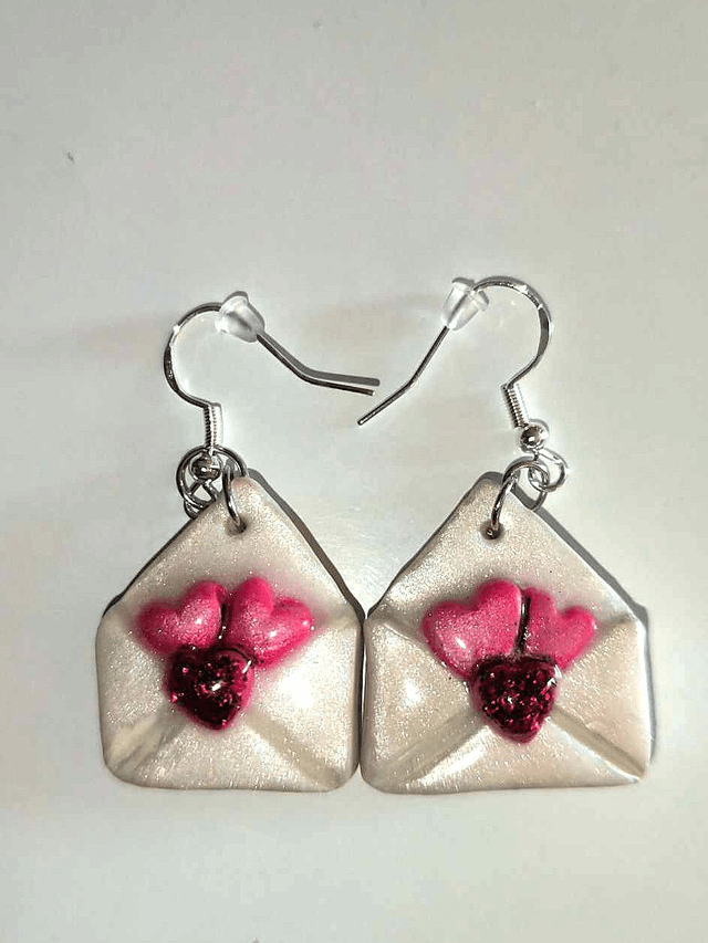 BOUCLES D'OREILLES - LETTRES D'AMOUR