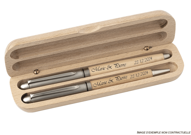 PARURE DE STYLO DANS SON ECRIN 