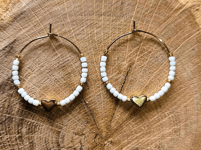 BOUCLES D'OREILLES - CERCLES D'AMOUR
