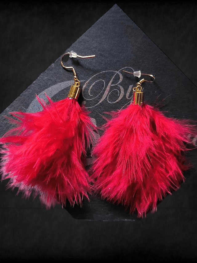 BOUCLES D'OREILLES - BOHEME ROUGE